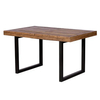 Venta al por mayor de muebles modernos industriales personalizados, patas cuadradas trapezoidales para mesa de escritorio