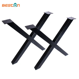 Patas de mesa de comedor de metal para muebles industriales al por mayor de acero y hierro