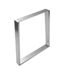 Patas de mesa de comedor de acero inoxidable modernas trapezoidales a precio de fábrica