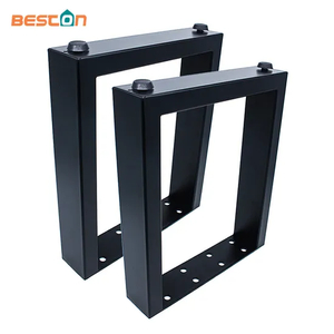 Banco industrial rústico resistente cubierta de computadora patas de muebles de bricolaje