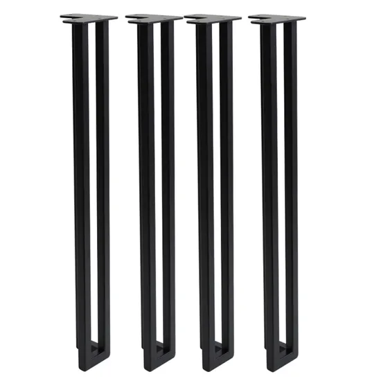 Patas de mesa de metal con soporte de banco industrial resistente de nuevo diseño
