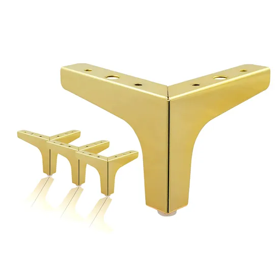 Kit de montaje de patas de muebles cromados de mediados de siglo: sillas y sofás mejorados con patas de estilo retro