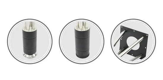 Soportes de patas de mesa de patas de mesa de centro de metal de hardware moderno