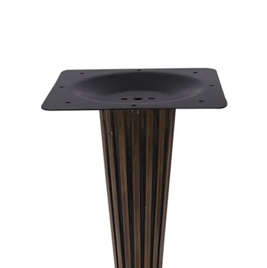 Patas de mesa de metal industrial resistente de acero inoxidable para muebles al por mayor