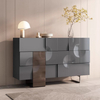 Gabinete lateral de comedor moderno con consola mezcladora eléctrica - Montaje en pared para bares y restaurantes en el hogar