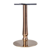 Muebles Café Comedor Cromo Tulipán Metal moderno Acero inoxidable Base de mesa dorada