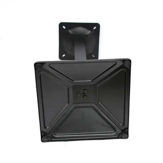 Base de mesa cuadrada de estampado de hierro negro con mejores ventas para restaurante