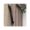 Venta al por mayor de manijas de puerta principal y de cerca de metal resistente negro para uso en exteriores