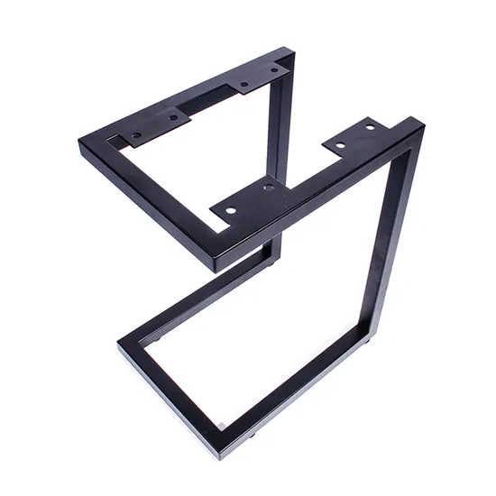 Patas de mesa de comedor de muebles de metal OEM/ODM de acero de estilo industrial de nuevo diseño