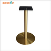 Base de mesa de latón para comedor de acero inoxidable, barata, con mejores ventas