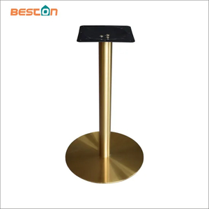 Base de mesa de latón para comedor de acero inoxidable, barata, con mejores ventas