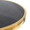 Patas de alta calidad de la mesa de centro de mármol de la mesa auxiliar del acero inoxidable del oro personalizado