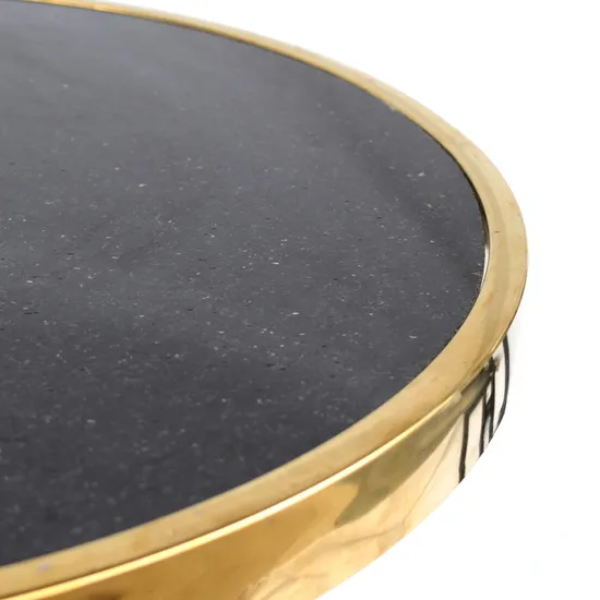 Patas de alta calidad de la mesa de centro de mármol de la mesa auxiliar del acero inoxidable del oro personalizado
