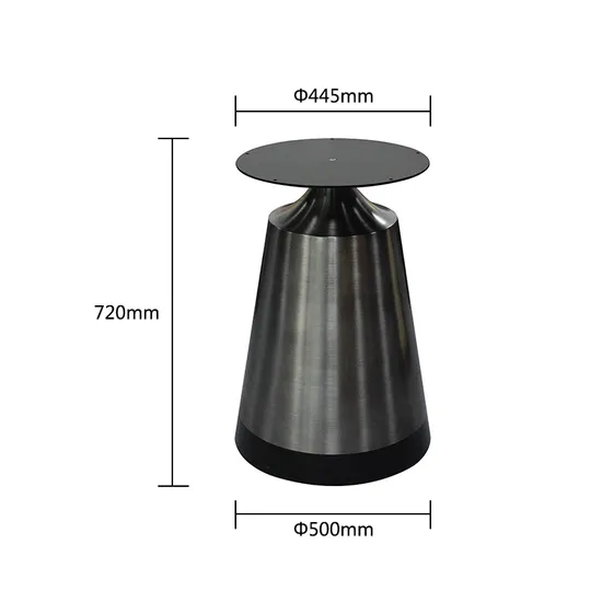 Mesa de centro de mármol, base de mesa de comedor moderna redonda para sala de estar de estilo nórdico
