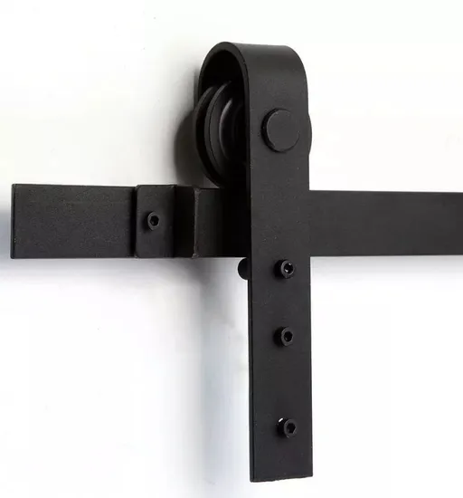 Mini mueble para TV estilo granja con puertas corredizas dobles tipo granero: solución de almacenamiento para sala de estar