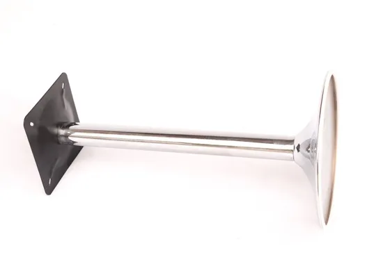 Patas de mesa de comedor plateadas con base de mesa chapada en hierro para uso hotelero