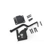 Kit de bisagras para cerca y pestillo de puerta de metal pequeño y resistente para uso en exteriores