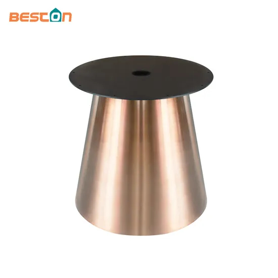 Base de lujo de encargo de la tabla del acero inoxidable de la pierna de la mesa de comedor del tamaño grande