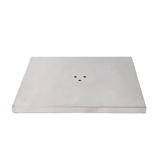 Mesa de comedor industrial al por mayor de la base del oro del metal base de la tabla