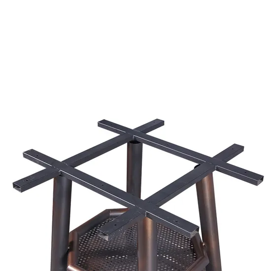 Base de la tabla de la altura del café de la pierna del arrabio de la manivela del tulipán del metal de acero de los muebles