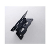 Bisagra de puerta tipo mariposa decorativa de metal negro - 1 par para puertas de madera