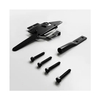 Kit de herrajes para puertas y cercas de acero galvanizado de alta resistencia para puertas exteriores