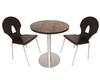 Base de mesa redonda de barra de acero inoxidable de fábrica de muebles modernos