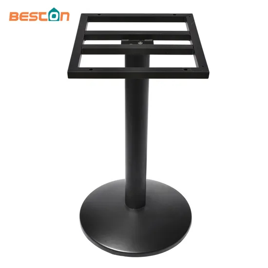 Fabricante de muebles de restaurante Base de mesa de metal Patas de mesa Base redonda