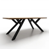 MID Century Farmhouse Y Base de metal para muebles de madera Patas de mesa de acero