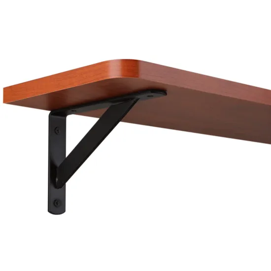 Soporte de estante Soporte de estante de pared flotante de metal de hierro con recubrimiento en polvo