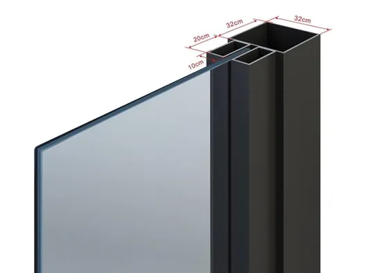 Puertas tipo loft con marco de hierro negro, puerta corrediza de granero de vidrio esmerilado de acero al carbono