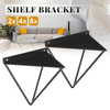 Soporte de estante plegable para mesa de banco montado en la pared, tablón de soporte pesado de Metal