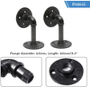 Soporte de tubo de hierro, estante flotante montado en la pared, decoración de Hardware de pared colgante