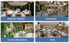 Kit de soporte de madera elevado para jardín al aire libre, soportes de pérgola de acero, kits de pérgola