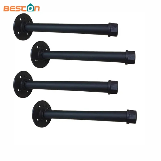 Soporte de juego de accesorios de baño de toallero de montaje en pared de tubo rústico