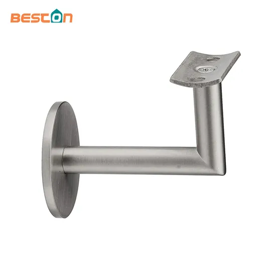 Soportes de barandilla redondos de acero inoxidable para montaje en pared, resistentes, antiguos, exteriores, de hierro forjado