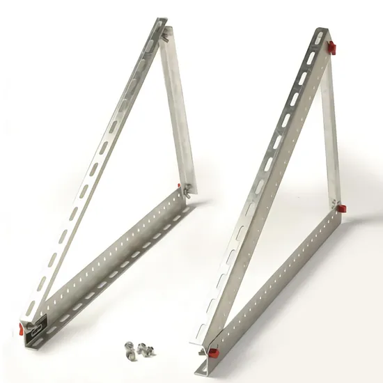 Ajustable para panel solar de 100 W, soporte de montaje de techo de panel solar de aluminio triangular