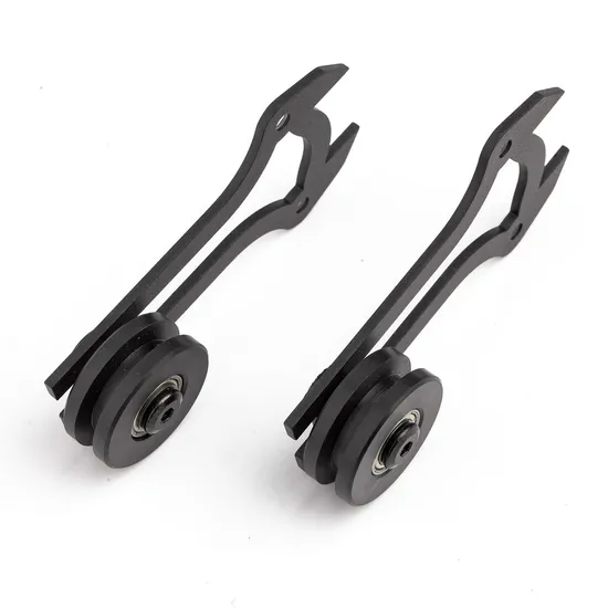 Kits de puertas corredizas de muebles dobles con riel de 5 pies para gabinete