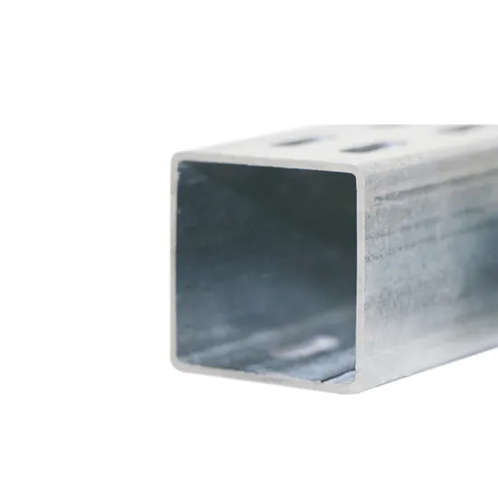 Tubo de metal cuadrado de doble orificio AA columna 25 * 25 mm
