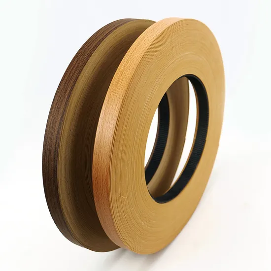 Perfil de tira de cantos coextruido de PVC de plástico brillante