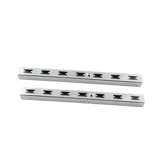 Soportes colgantes de uso vertical de columna AA de metal con tubo ranurado de un solo orificio