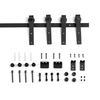 Kit moderno de herrajes corredizos para puerta de Granero, precio asequible, acero resistente para puertas interiores de 80 pulgadas