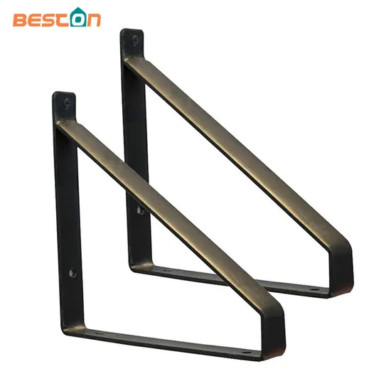 Soportes de estante de esquina flotantes de metal de acero al por mayor en stock listos