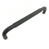 Herrajes para gabinetes de aluminio, tirador moleteado de latón dorado/negro de 128mm para muebles