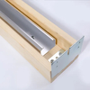 Kit de marco de herrajes para puerta corrediza empotrada de 3 W y 200 libras