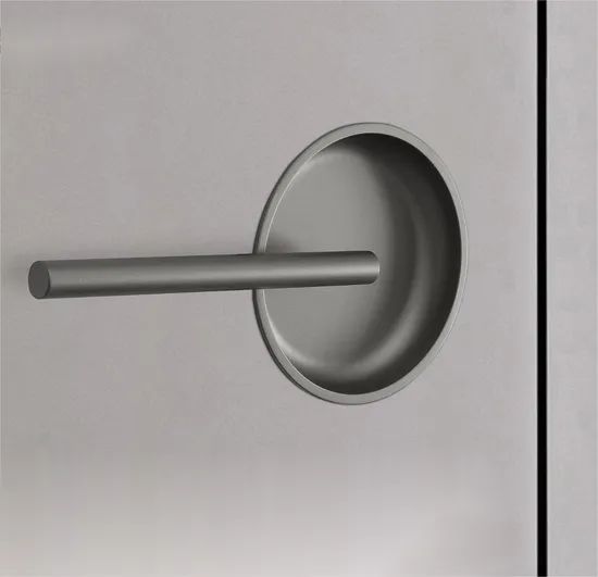 Nuevo Manijas invisibles empotradas de aluminio para armario, manija oculta para cajón de muebles,