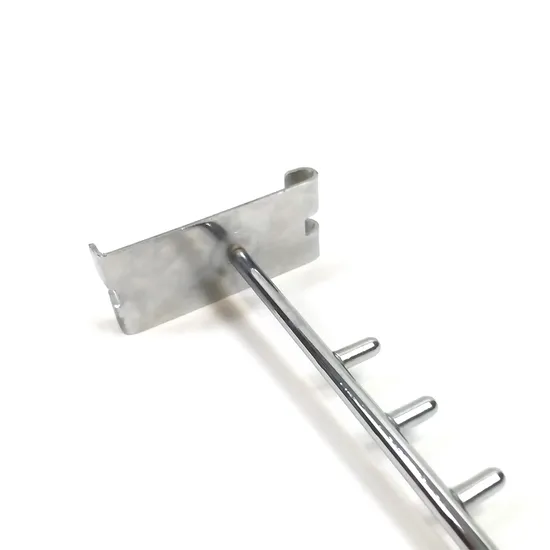 Gancho de malla para colgar exhibición de alambre de Metal de pared de rejilla de accesorios convenientes para tienda de ropa