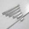 Manija de puerta de armario de cocina de aluminio, herrajes para muebles, tirador de cajón plateado de 64mm