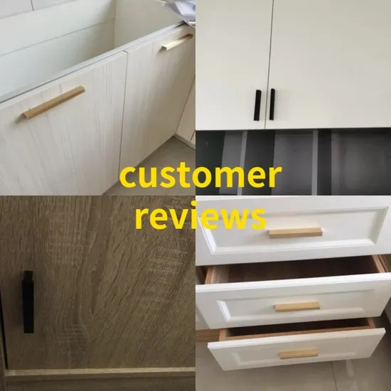 Manija de cocina de aluminio, perilla para muebles, cajón de gabinete, perillas largas, manija dorada de lujo