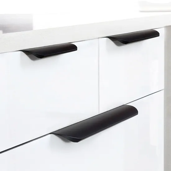Tirador ocultado del borde del dedo de las manijas del cajón del hardware de los muebles de aluminio para el gabinete de cocina